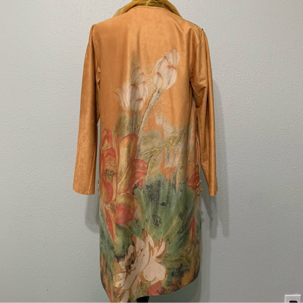 Soft Surroundings Orofino Open Front Floral Jacket